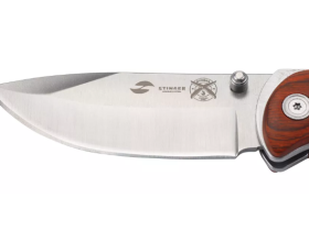 Нож складной Stinger FK-8236, сталь 3Cr13, рукоять пакка