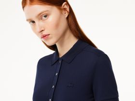 Женское платье-поло Lacoste приталенного кроя