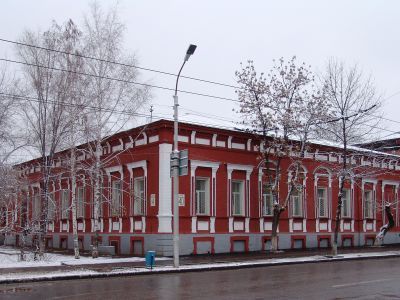 Здание. "Кирпичный" стиль