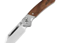 Складной нож CJRB Pyrite Bowie, сталь AR-RPM9 Polished Blade, рукоять Rosewood