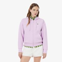 Женский эластичный свитшот Lacoste из смеси органического хлопка