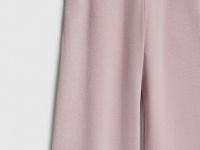 Базовые широкие брюки с эффектом стирки, Розовый