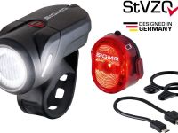 Набор фонарей Sigma Aura 35 / Nugget II (красный / белый)