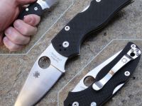 Складной нож Spyderco Native 5, сталь Crucible CPM® S30V™ рукоять G10, чёрный
