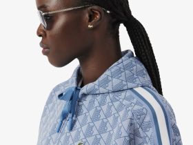 Женская жаккардовая толстовка Lacoste