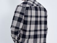 Рубашка прямого силуэта в клетку