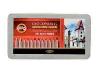 Набор карандашей пастельных Koh-I-Noor "Gioconda" 12 шт в металле