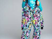 Зимний комбинезон из мембранной ткани для девочки