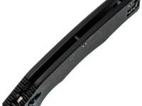 Складной нож Obertech ns-01 Drop point satin, сталь VG-10, рукоять G10, черный
