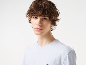 Мужская футболка Lacoste из эластичного хлопка