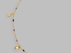 Колье-чокер с подвесками