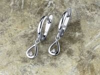 Серьги из серебра с бриллиантами э0601сг10174700