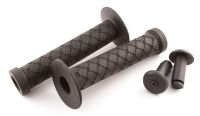 Грипсы Clark's С100 BMX с фланцами и заглушками (черный 145 мм)