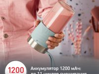 Портативный блендер Moulinex Lightmix LM1C0410