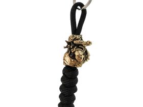 Бронзовая бусина Хищник с темляком