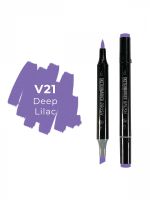 Маркер двухсторонний на спиртовой основе Sketchmarker Brush Цвет Глубокий сиреневый