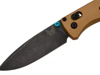Складной нож Benchmade Bugout сталь M390, рукоять Burnt Brass Aluminum