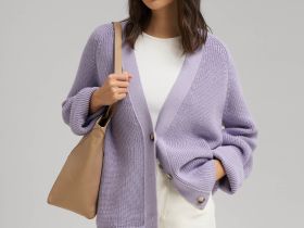 Свободный кардиган из хлопка