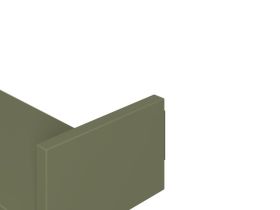Полка Чейз 60x10 Оливковый