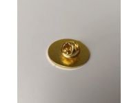 Значок эмалированный "Единорог" (зеленый)