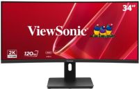 Монитор 34" Viewsonic VA3420C-2 3440x1440, VA LED, 21:9, матовая, 3000:1, 300cd, 178гр/178гр, 120Hz, HDMI, DP, USB, HAS, Pivot, черный