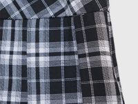 Юбка мини в складку для девочек, Серый