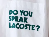 Мужская рубашка Lacoste свободного кроя с принтом