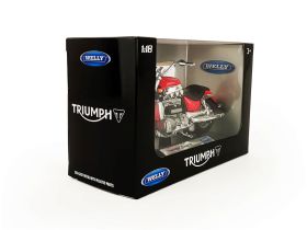 12804PW Игрушечный мотоцикл Welly Triumph Rocket III