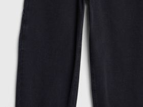 Объёмные джинсы Baggy для девочек, Черный