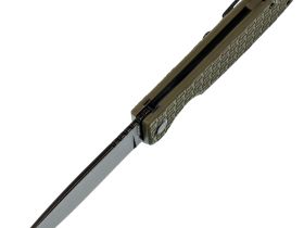 Складной нож Daggerr Dopey olive BW DL, сталь 8Cr14MoV, рукоять FRN