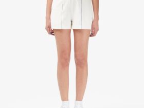 Женские хлопковые шорты Lacoste