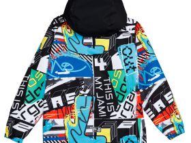 Куртка текстильная с полиуретановым покрытием для мальчиков