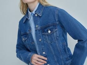 Джинсовая куртка, Синий