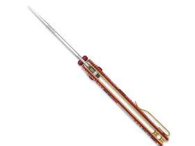 Складной нож Kizer Christmas Original 2, сталь Sandvik 14C28N, рукоять G10, ограниченное издание