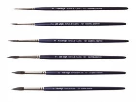 Кисть белка №9 круглая Van Gogh "121" короткая ручка