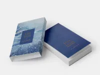 Блокнот "101 заветное желание". Синий. Обёртка №6