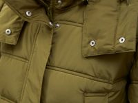 Утепленное пальто силуэта oversize