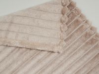 Плед Soft strip, светло-бежевый