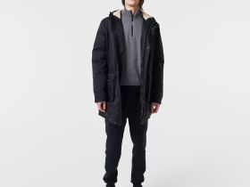 Мужская утеплённая парка Lacoste с капюшоном