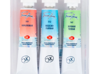 Набор акварели "Белые Ночи" Пастель 2 3 тубы x10 мл, пластиковый коррекс