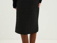 Юбка миди утепленная