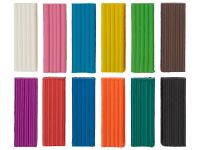 Набор пластилина детского классического "Цветик" 12 цветов, 180 гр, со стеком