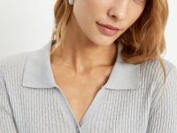 Кардиган полуприлегающего силуэта с шерстью