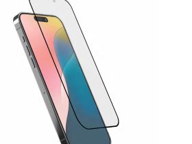 Защитное стекло uBear Extreme Nano Shield Privacy для Apple iPhone 16 Pro Max с чёрной рамкой