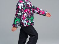 Куртка текстильная с полиуретановым покрытием для девочек