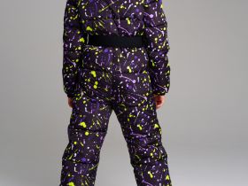 Комбинезон текстильный с полиуретановым покрытием для девочек