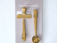 Набор зажимов для заваривания чая Gold Collection