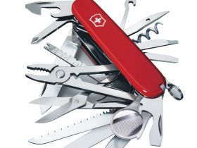 Нож перочинный Victorinox SwissChamp, сталь X55CrMo14, рукоять Cellidor®, красный