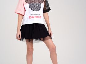 Фуфайка трикотажная для девочек (футболка)