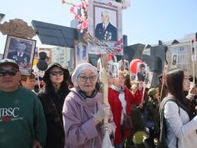 Фото. В Якутске акция «Бессмертный полк» собрала более 50 тысяч человек